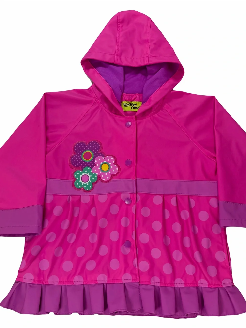 Western Chief Flower Cutie Rain Coat Size 4T Girls'